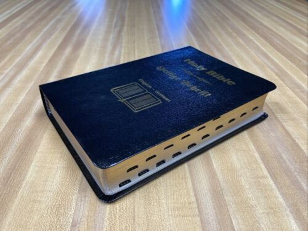 KJV ~ Heilige Schrift ~ English/German Parallel bible~ Indexed ~ bonded Leather